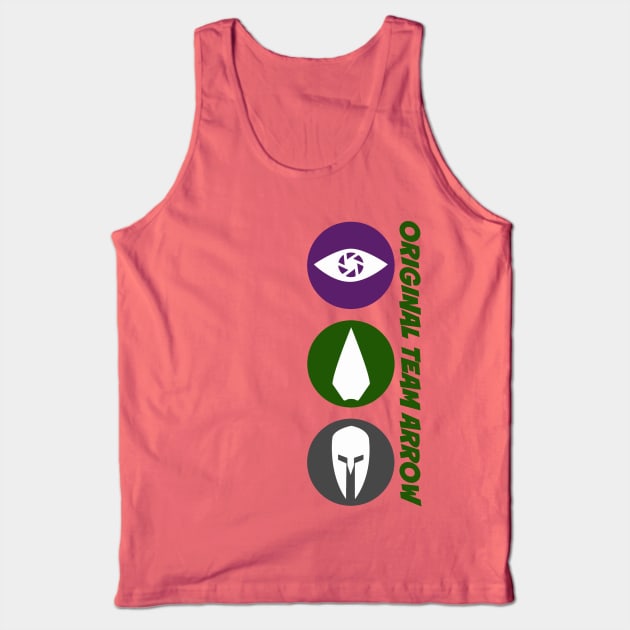 Original Team Arrow - Colorful Symbols - Hero Logos Tank Top by FangirlFuel